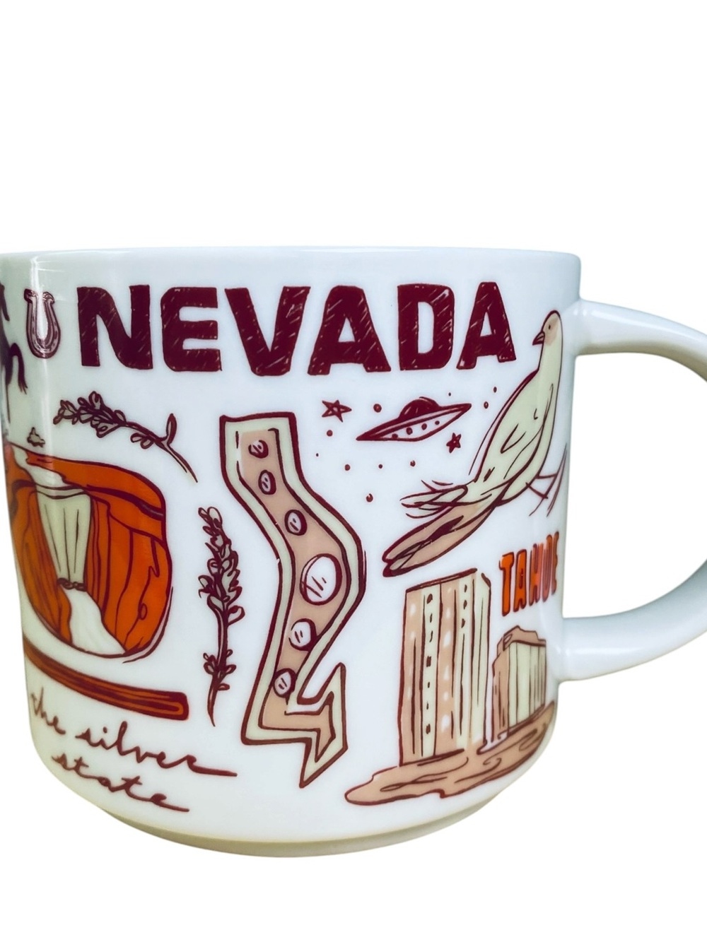 Starbucks Mug Been There Across the Globe Series NEVADA 14 oz